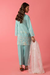 Stitched Kids Embroidered Lawn Suit
